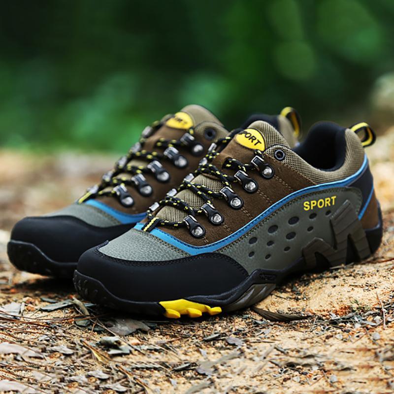 Männer Outdoor Wanderschuhe Wasserdicht Atmungsaktiv Trekkingschuhe