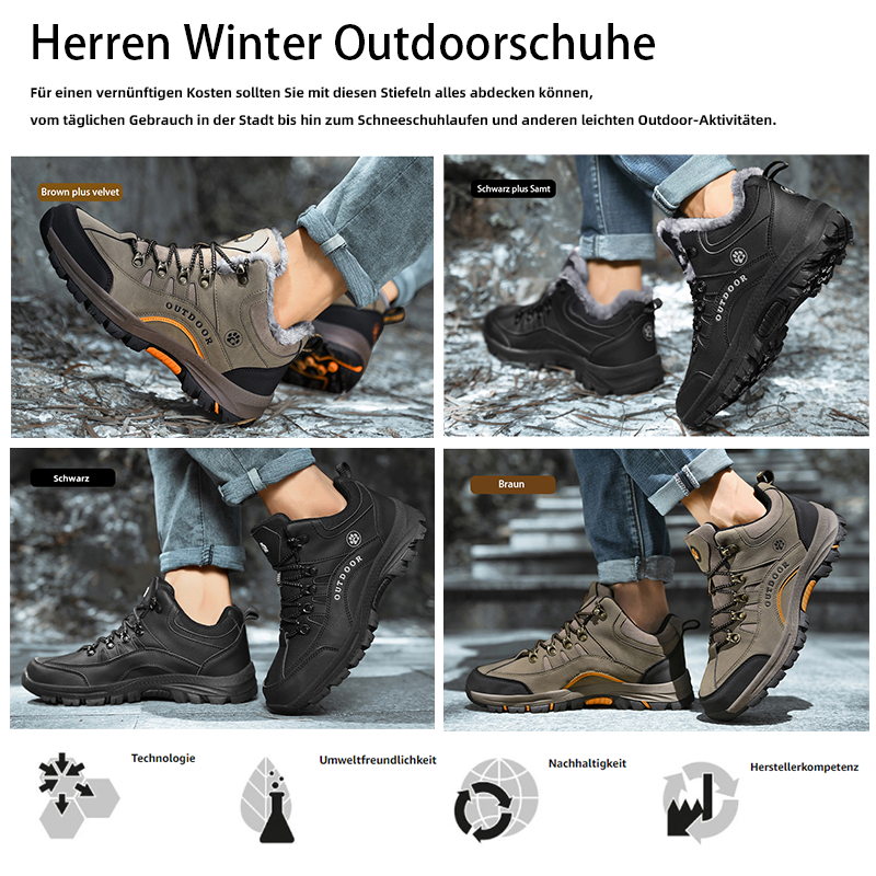 Wasserdichte und leichte Outdoor-Wanderschuhe im Winter