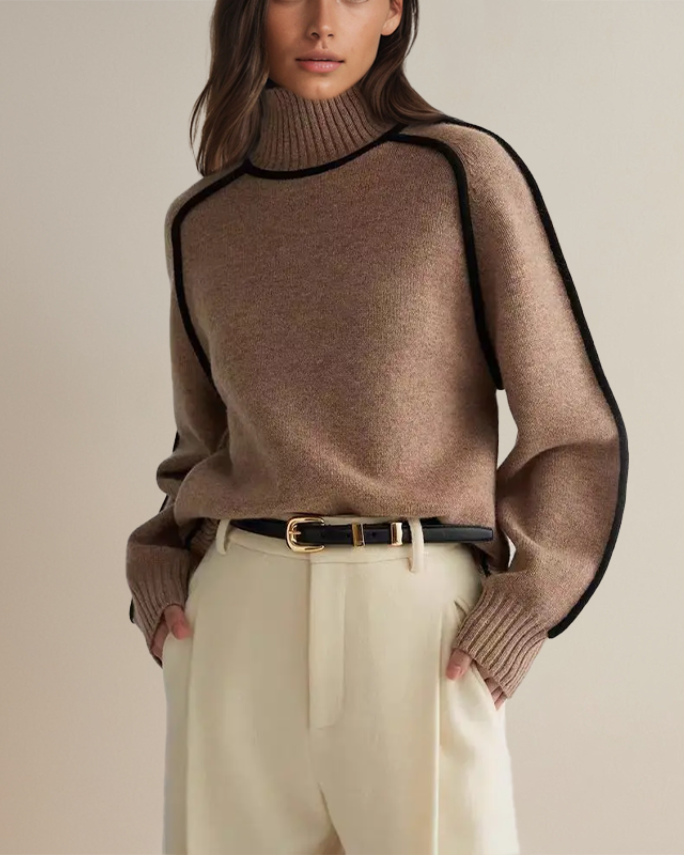 Charlotte - Eleganter Rollkragenpullover