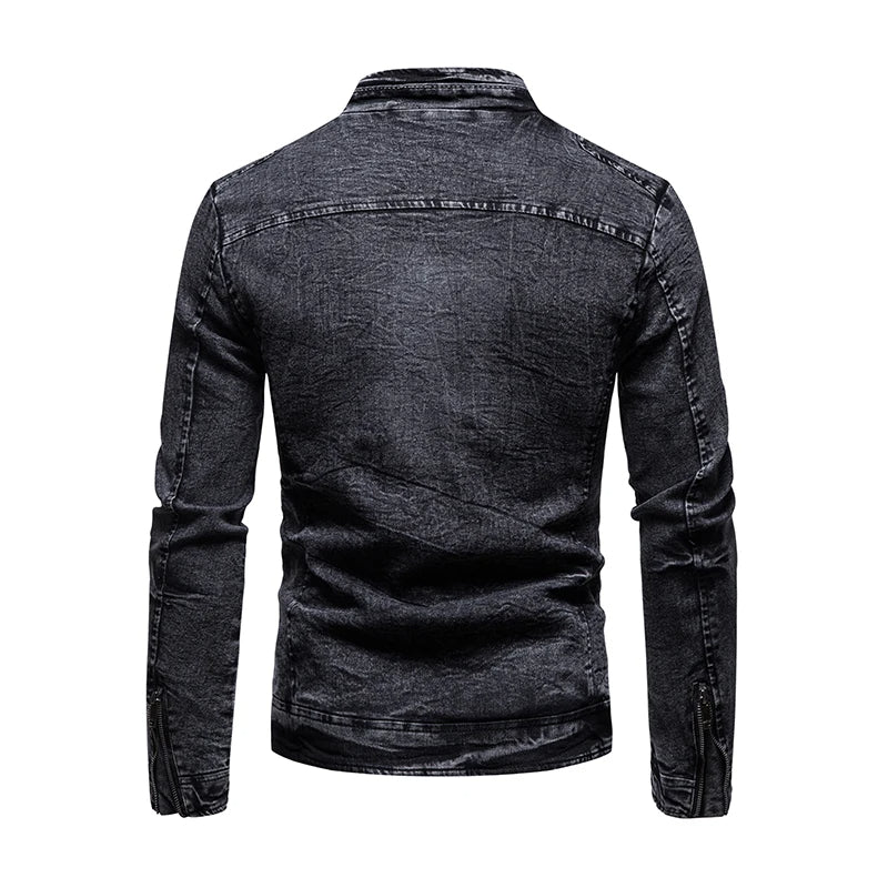 Enzo | Kraft Veste rétro slim fit pour hommes 