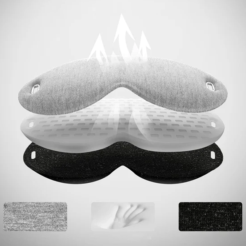 Relaxation Eye Mask with Integrated Earplugs