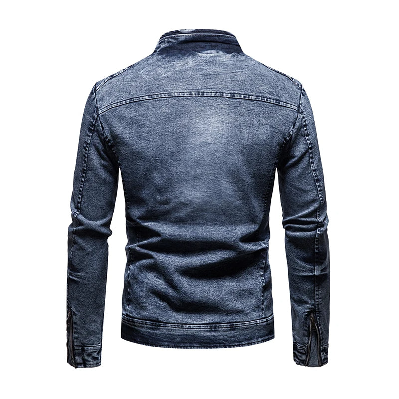 Enzo | Kraft Veste rétro slim fit pour hommes 