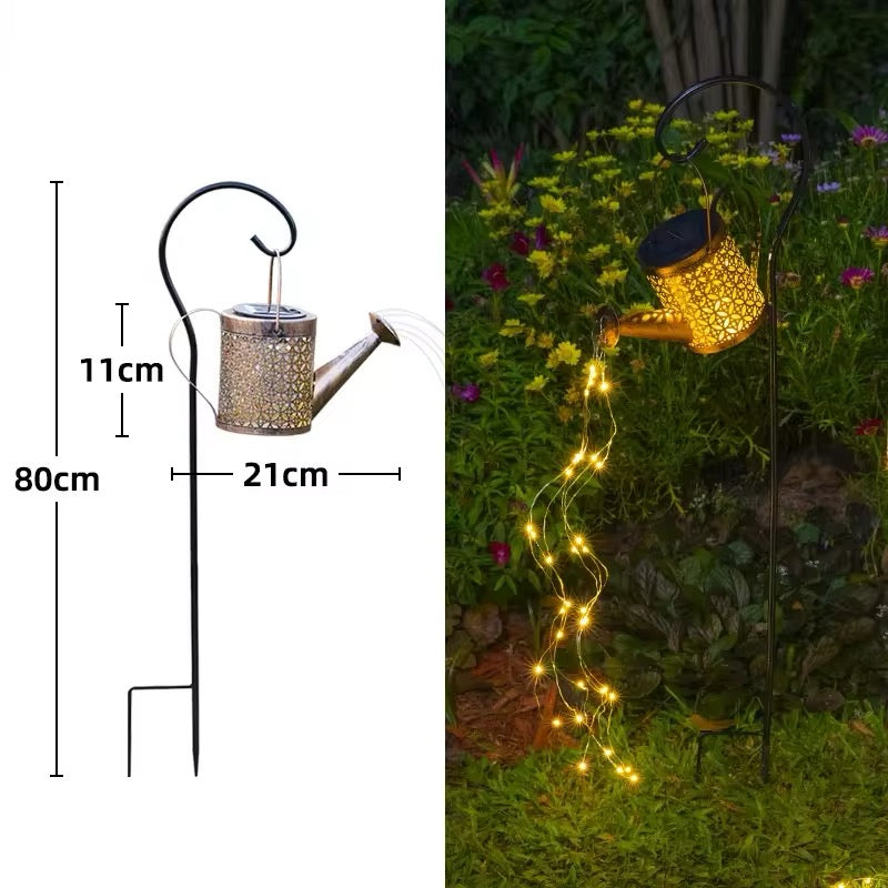 Solar Watering Can Lamp