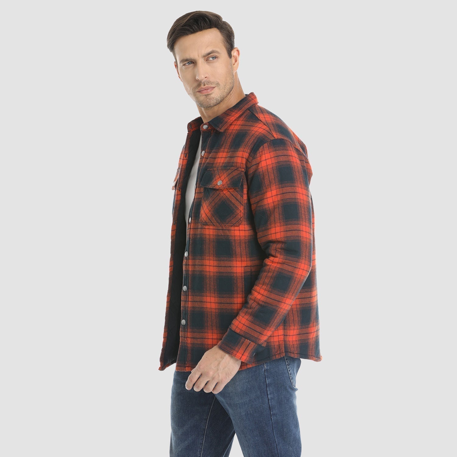 Jack | Gestreifte Flanelljacke