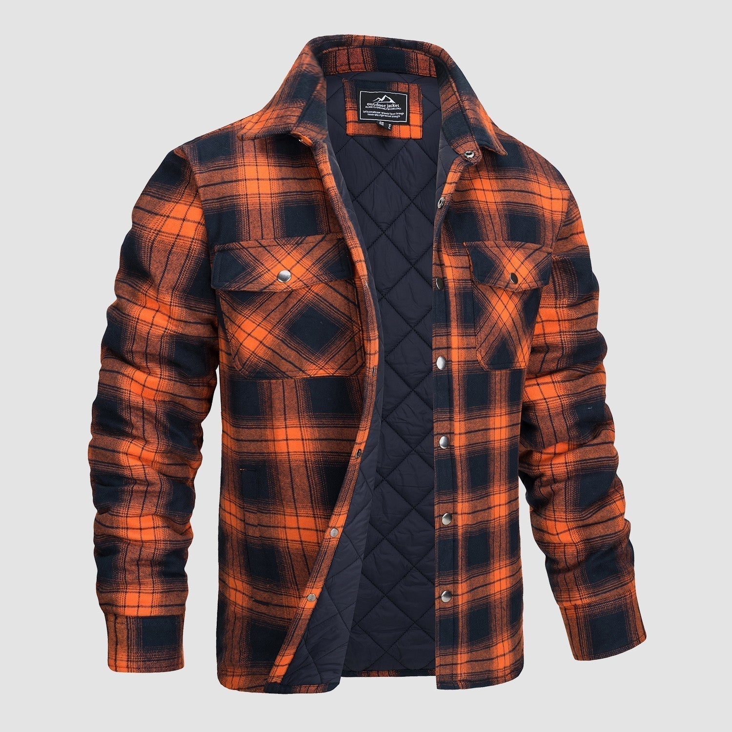 Jack | Gestreifte Flanelljacke