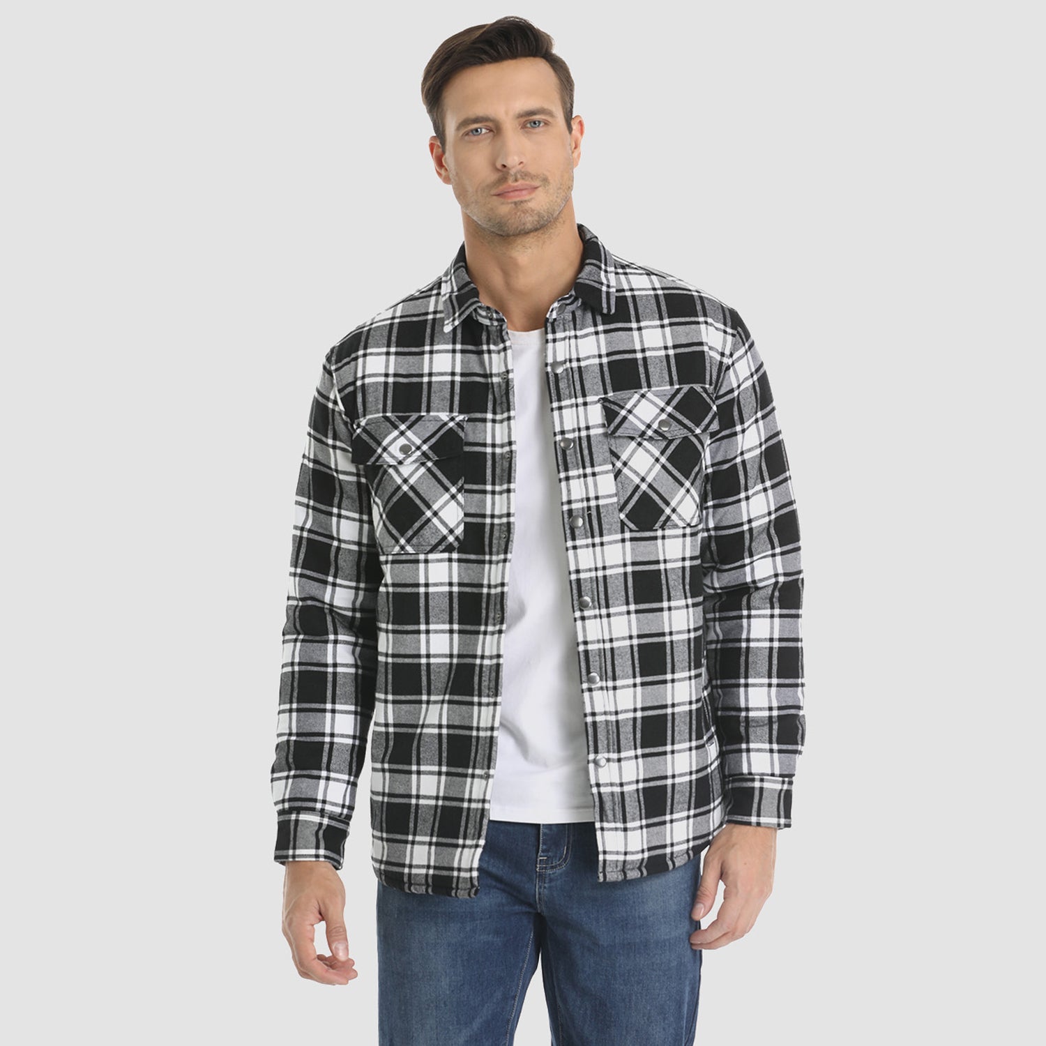 Jack | Gestreifte Flanelljacke