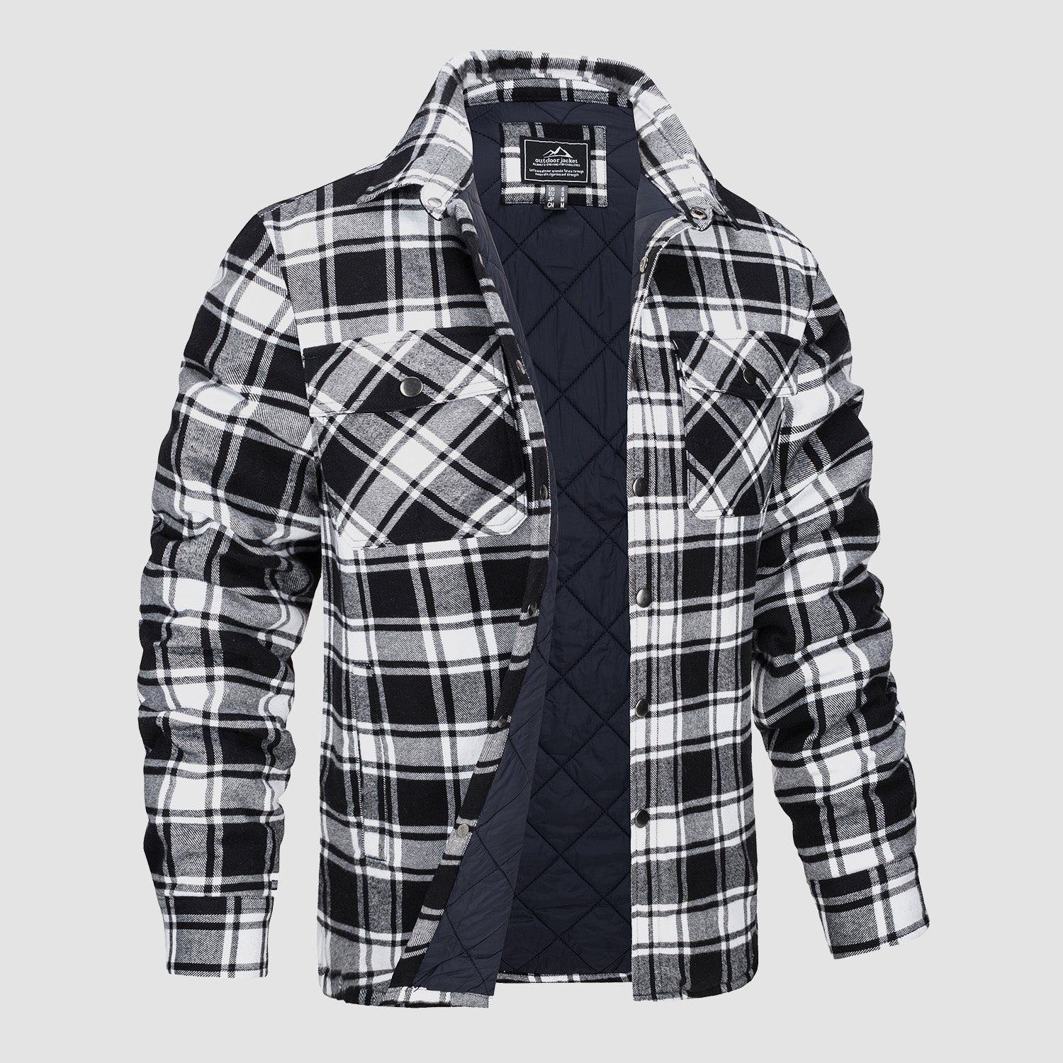 Jack | Gestreifte Flanelljacke