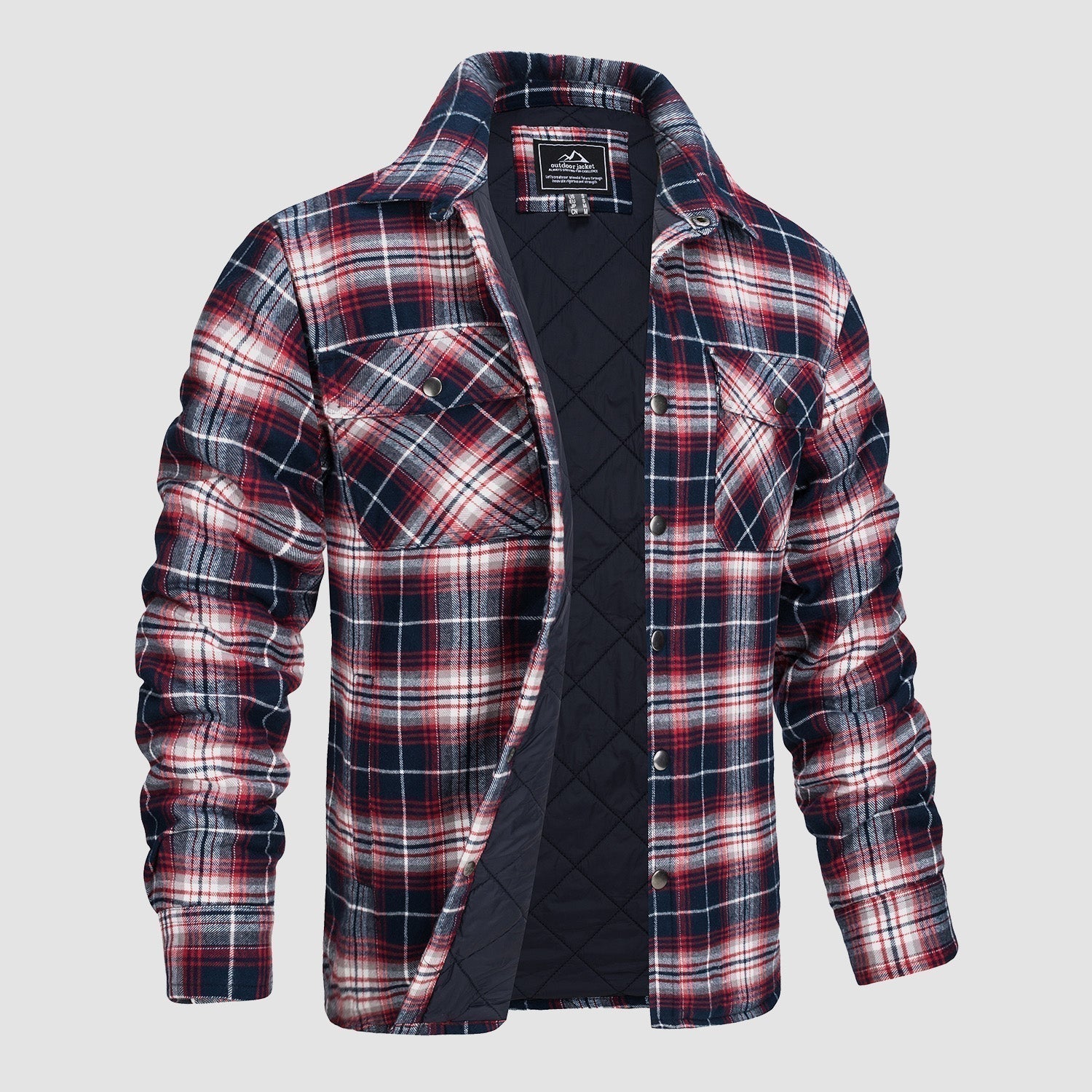 Jack | Gestreifte Flanelljacke