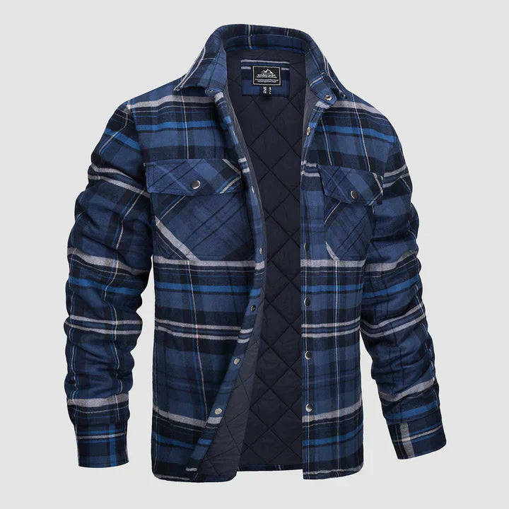 Jack | Gestreifte Flanelljacke