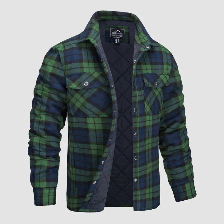 Jack | Gestreifte Flanelljacke