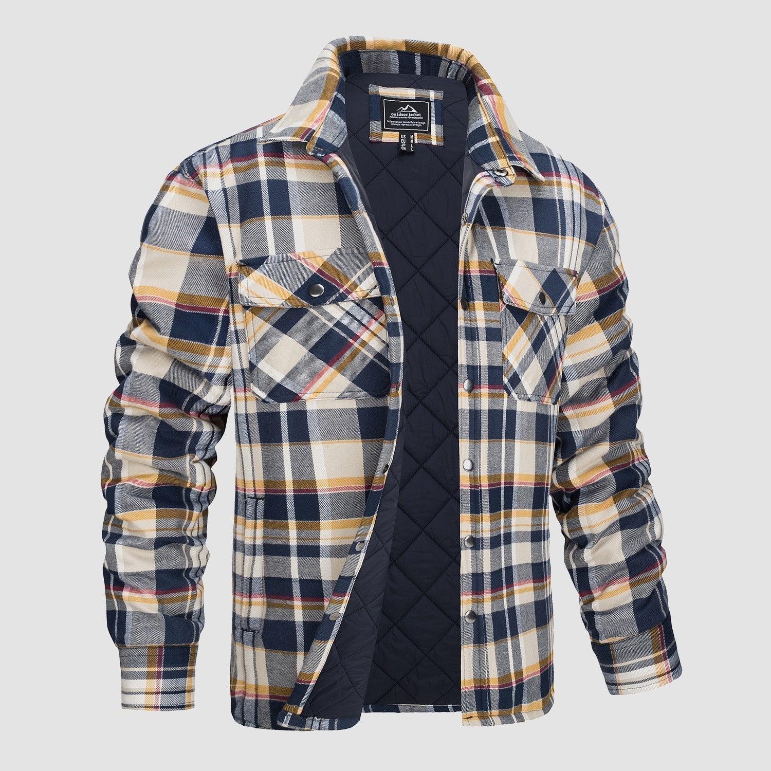 Jack | Gestreifte Flanelljacke