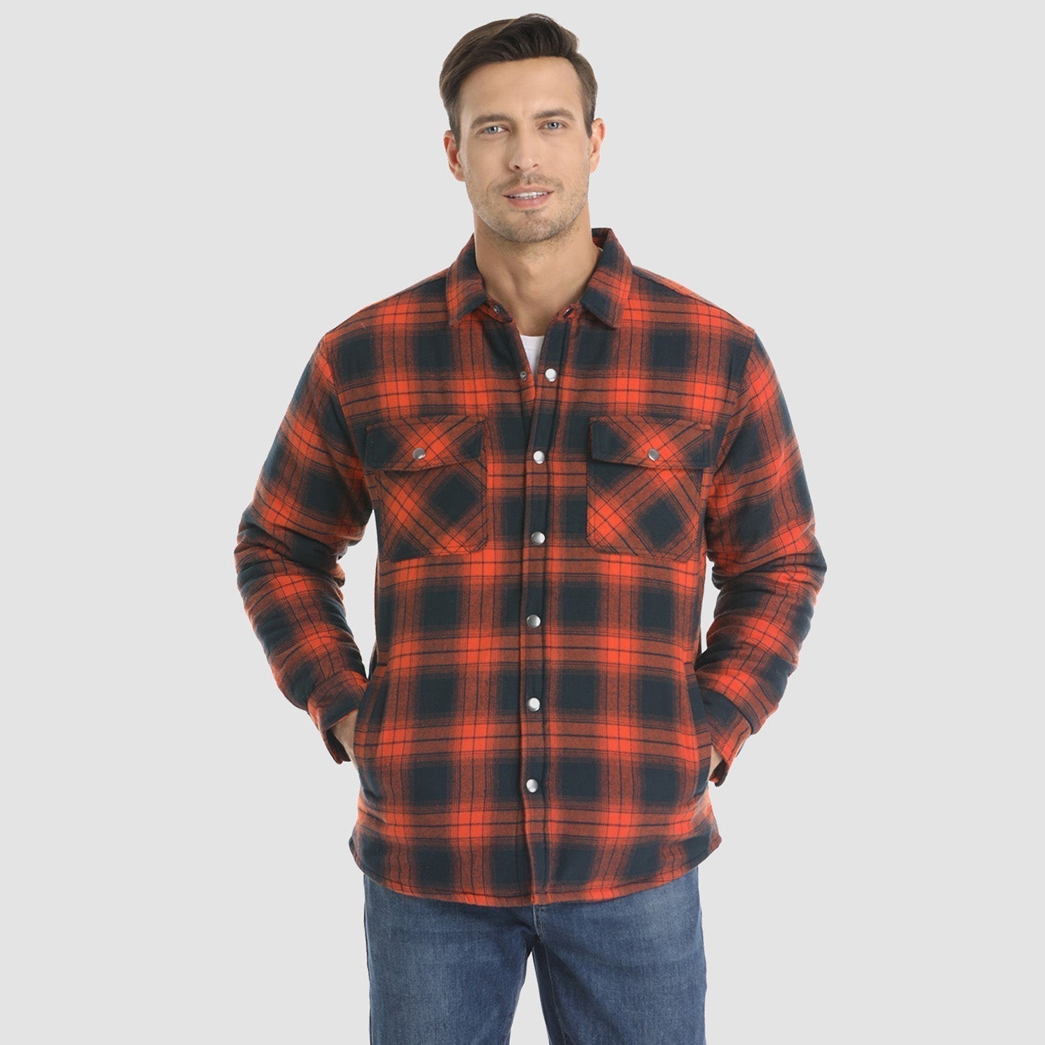 Jack | Gestreifte Flanelljacke