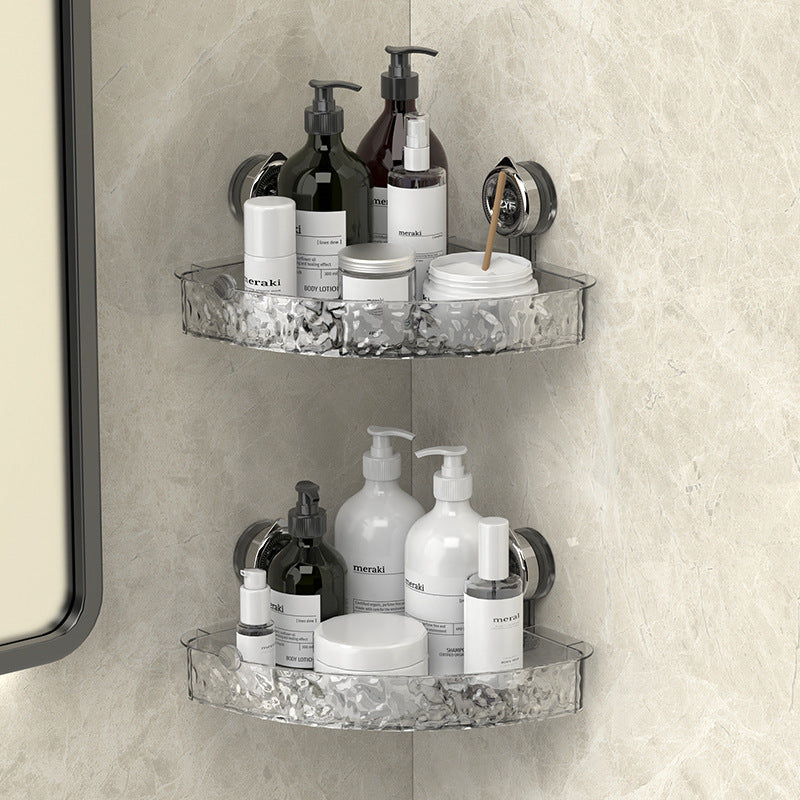 Bathroom Suction Cup Corner Shelf