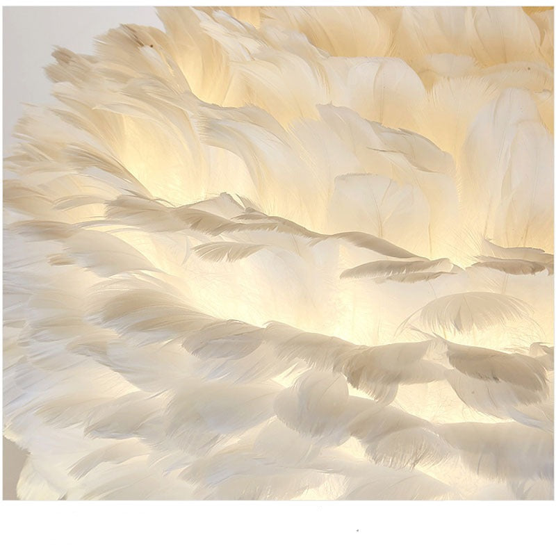 Feather Table Lamp