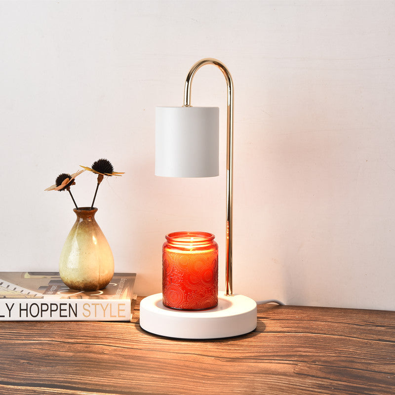 Lampe de table chauffe-bougie