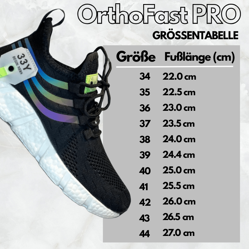 OrthoFast PRO | Ergonomische Lauf- und Walkingschuhe, die Schmerzen lindern