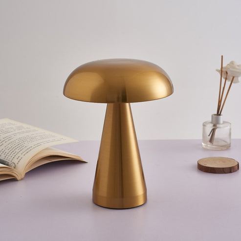 Metal Mushroom Lamp