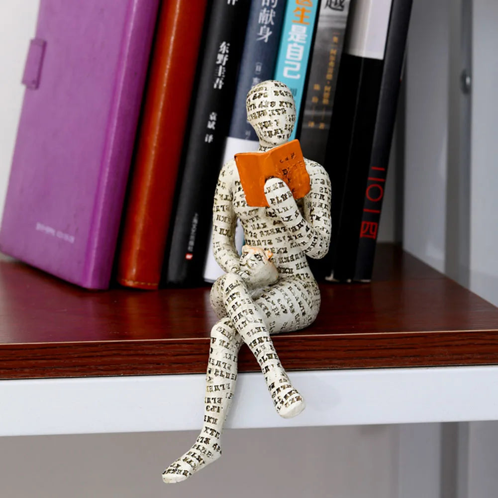 Reading Woman Figurine