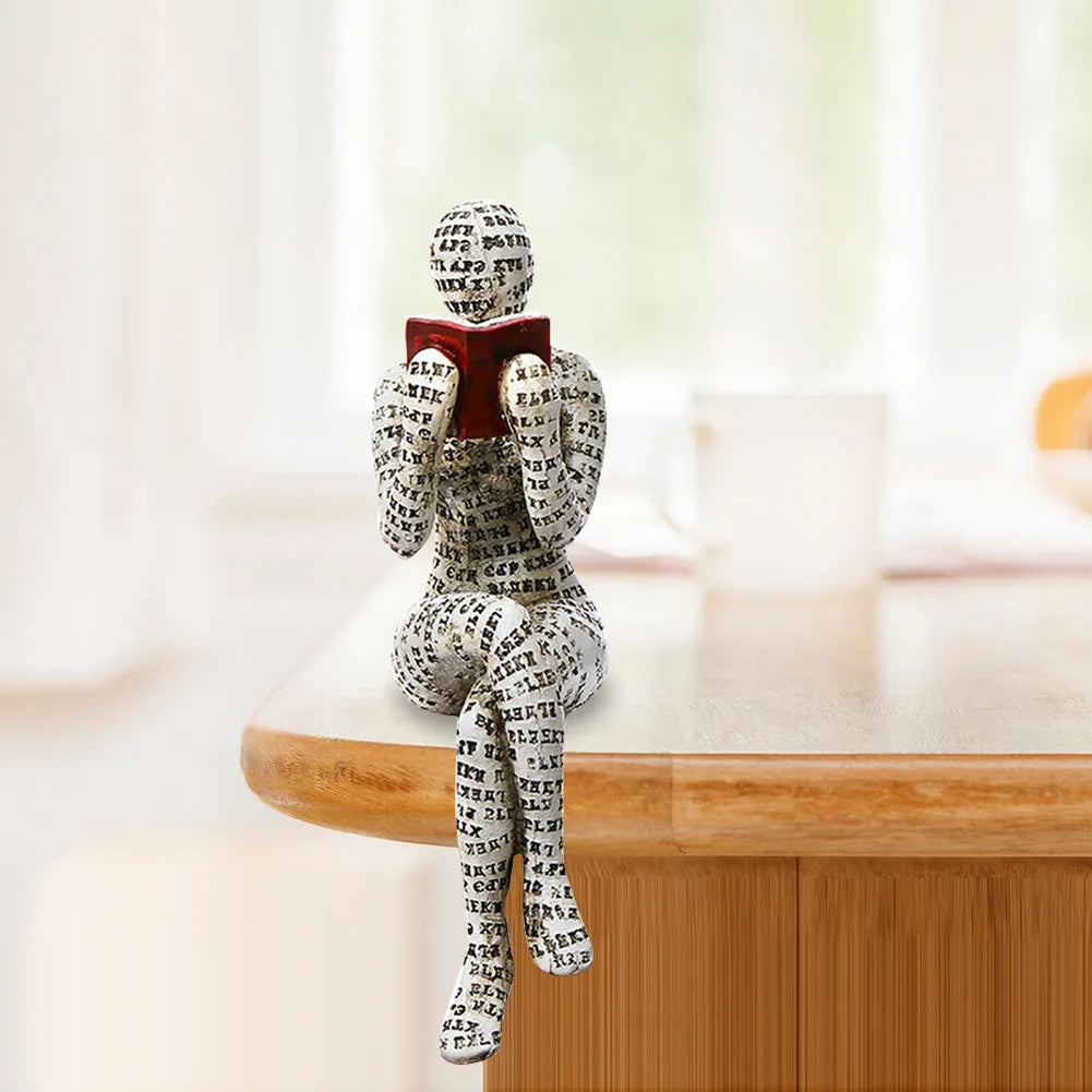 Reading Woman Figurine