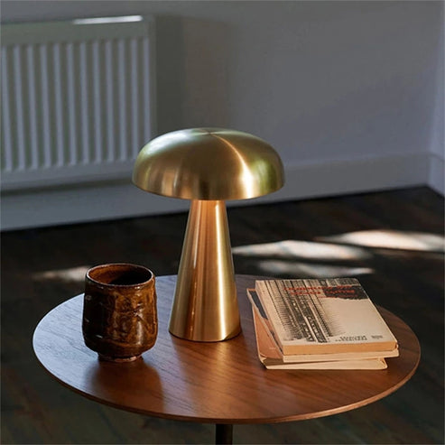 Metal Mushroom Lamp