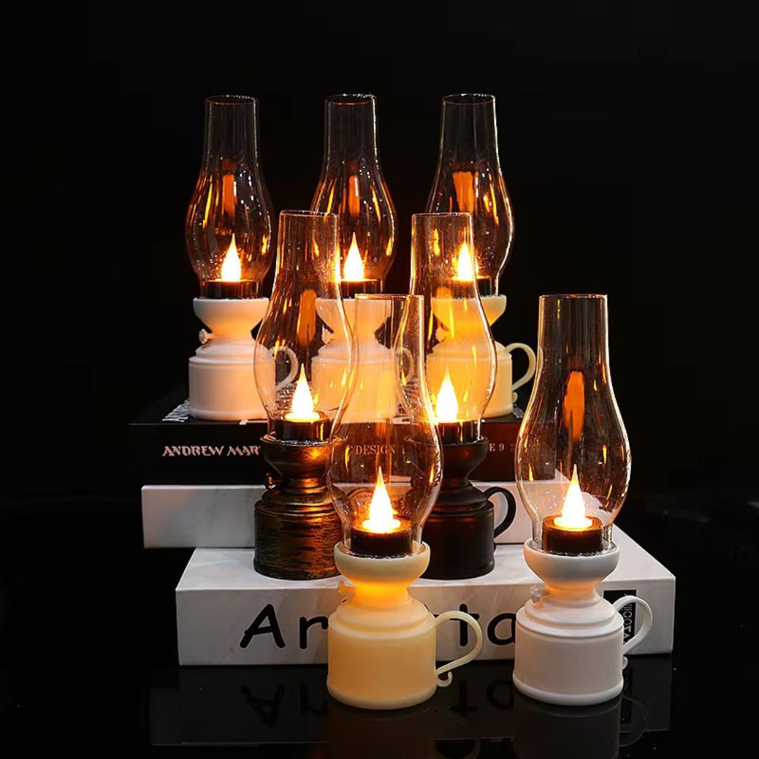 Elegant LED Oil Lamps