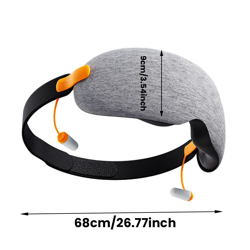 Relaxation Eye Mask with Integrated Earplugs