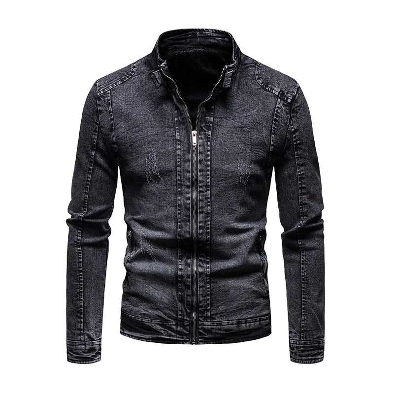 Enzo | Kraft Veste rétro slim fit pour hommes 