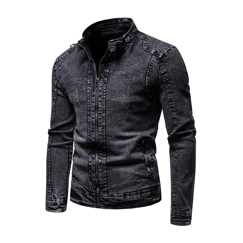 Enzo | Kraft Veste rétro slim fit pour hommes 